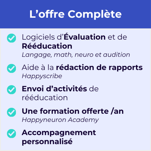 L'offre Complète Orthophonie