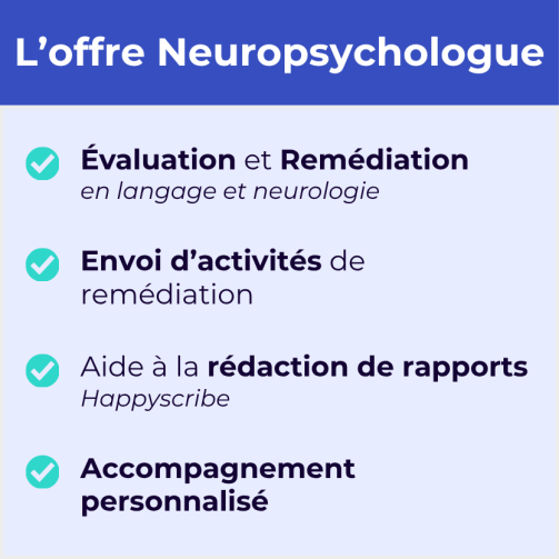 L'offre Neuropsychologue