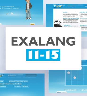 Exalang 11-15 logiciel de bilan pour évaluer le langage