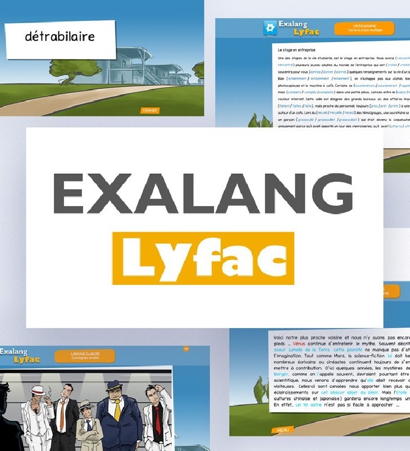 Exalang LyFac, logiciel d'évaluation du langage des 17 ans et plus