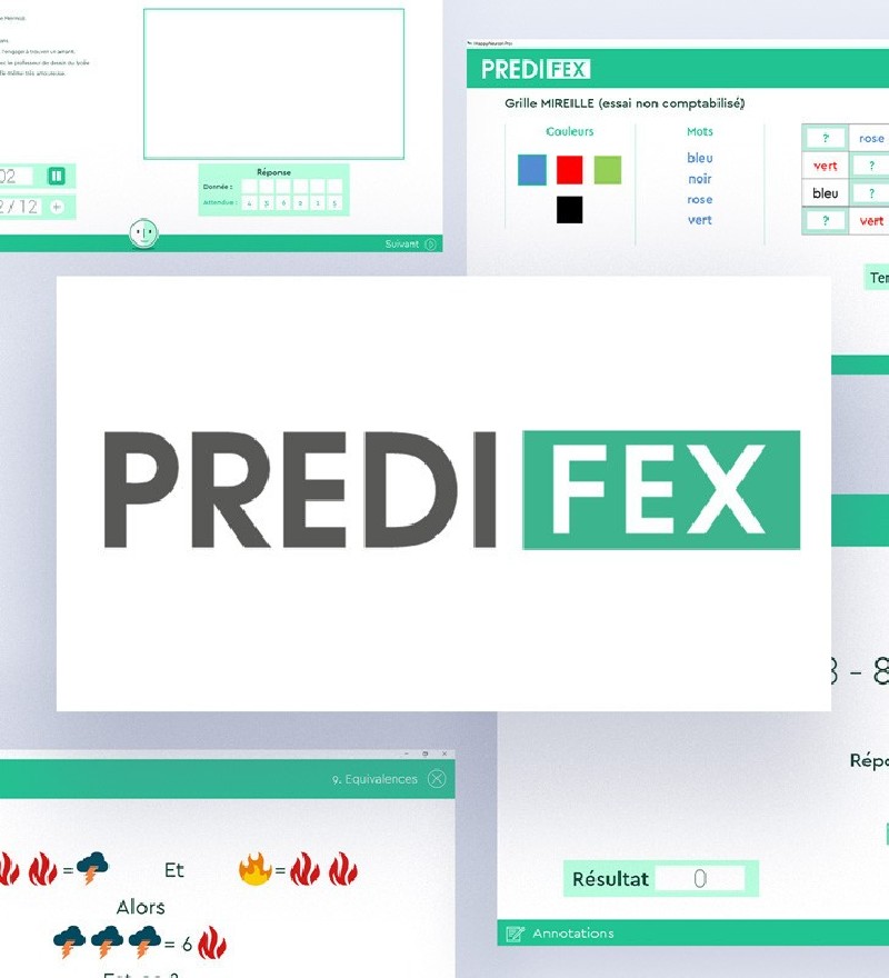 PrediFex, logiciel d'évaluation des fontions exécutives
