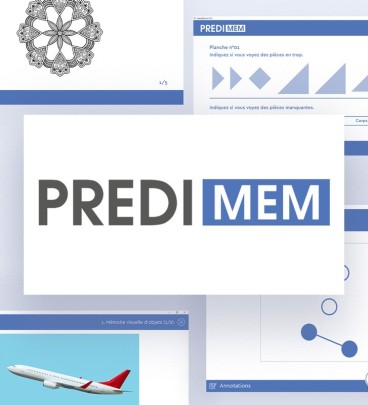 PrediMem, logiciel d'évaluation de la mémoire