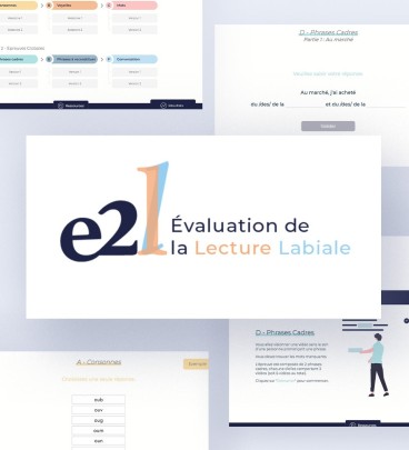 e2l, logiciel d’évaluation de la lecture labiale analytique et globale
