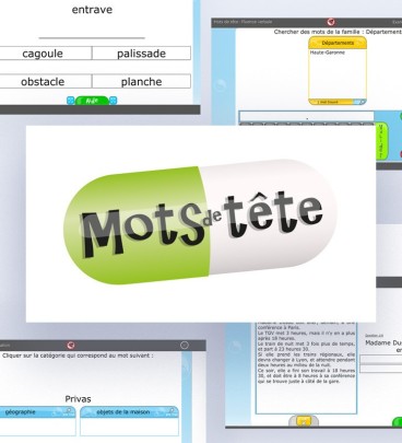 Mots de Tête, logiciel pour le travail du langage écrit